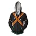 Produktbild Fortunehouse Unisex Hoodie My Hero Academia Boku No Hero Bakugou Katsuki Cosplay Kostüm Anime Jacke
