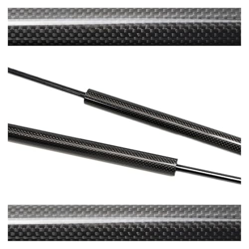 Resorte Gas Capó Modificación Los Puntales Capó Soporte Elevación Delantero Amortiguador Gas Varilla Pistón Para MG3 Para Híbrido Para Tercera Generación Puntales Gas(Black carbon fiber)