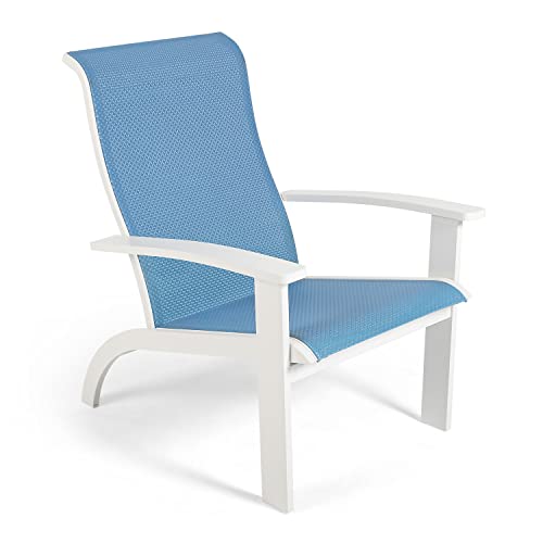 Anmutig Aluminum Frame Adirondack Chair, Patio Adirondack Chair Weather Resistant, Lawn Chair For Outdoor Porch Garden Backyard Deck (Blue) #TOP4