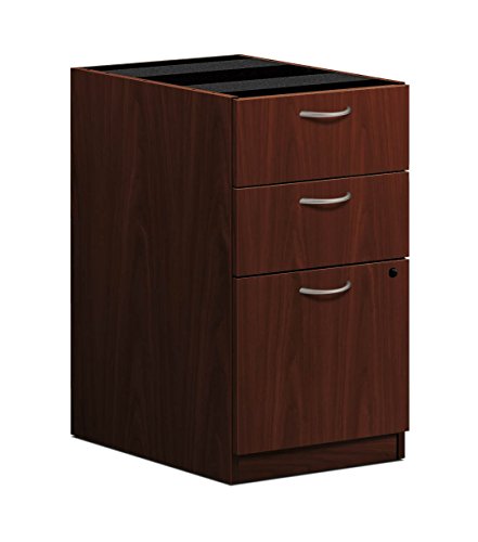 HON American Furniture Basyx BL2162NN 15-5/8 by 21-3/4 by 27-3/4-Inch 3-Drawer Pedestal File, Mahogany