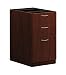 HON BL Series Pedestal File , 2 Box / 1 File Drawer , 15-5/8"W , Mahogany Finish