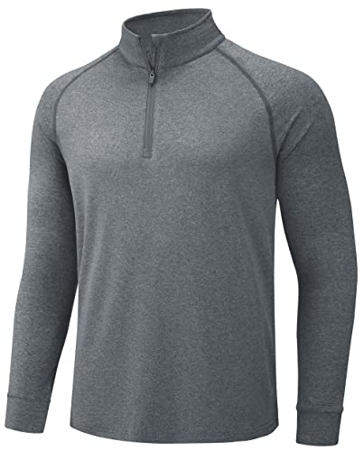 Amazon.com: TACVASEN Men's 1/4 Zip Shirts Long Sleeves Lightweight