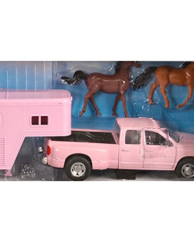 truck and horse trailer toy
