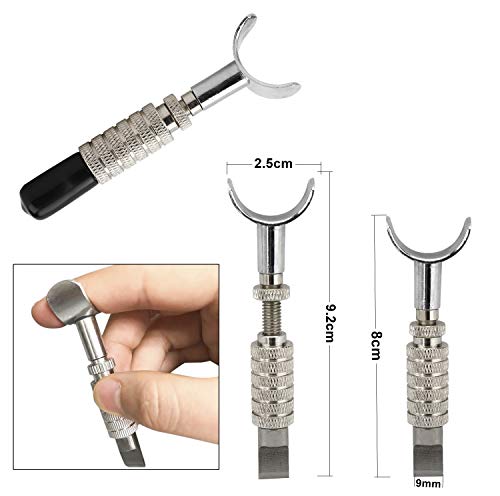 HighFree 27 PCS Leather Stamping Tool Leather Carving Working Saddle Making Tools Set Leather Craft Stamps Set