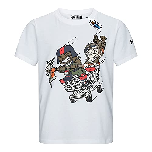 Fortnite T-shirt pour garçon - Blanc - 16 ans