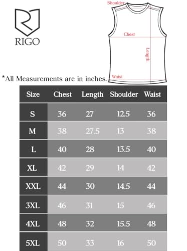 Image of Rigo Stylish Cotton Printed Vest for Men | Round Neck,Regular Fit, Sleeveless T-Shirt Vest for Men | Casual Innerwear Sando for Men & Boys - Perfect for Workouts Gym, Vacations, and Beaches