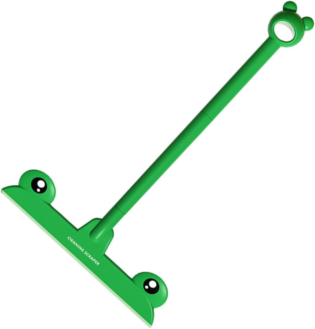 Cartoon Shower Squeegee Green PP Simple Efficient Cleaning