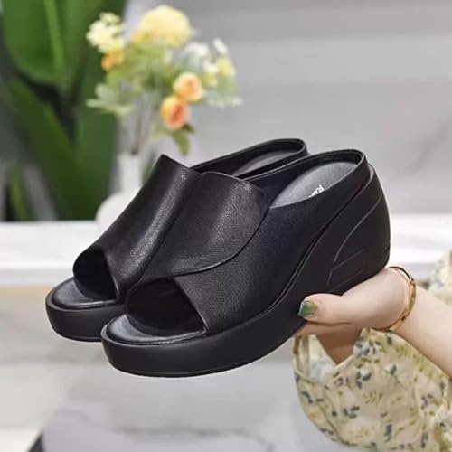 Eliza Orthopedic Slip-On Wedge Sandals, 2025 New Blairandbrooks Comfortable Dressy Platform Heel Arch Support Sandals4