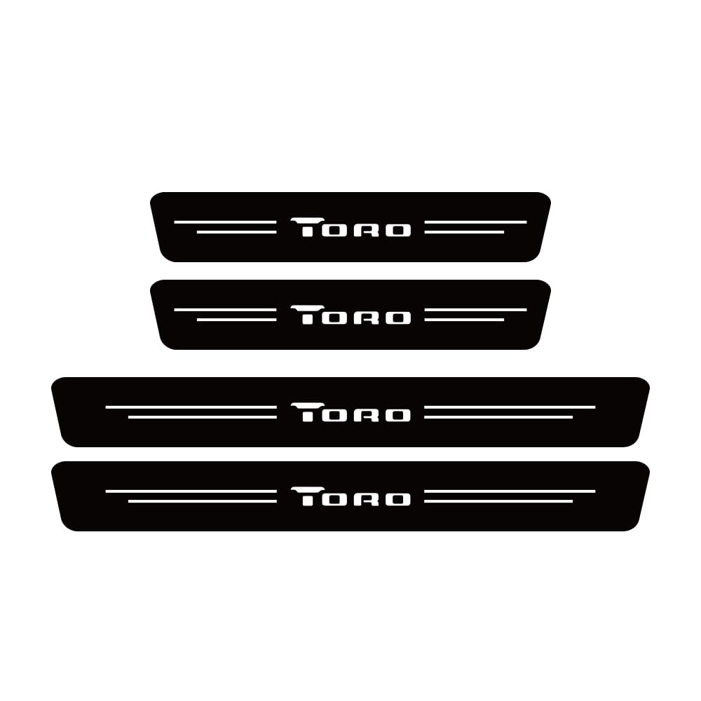 Sdyayfge Normal 4Pcs Kick Plates Car Door Sill Protector,For Fiat Toro