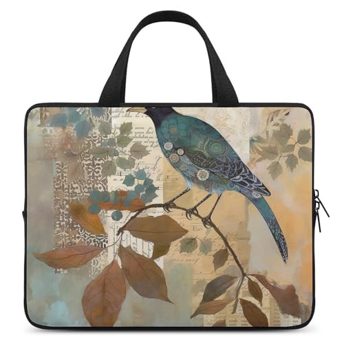 Sac ordinateur 17 pouces grand format pour protéger PC portable oiseau