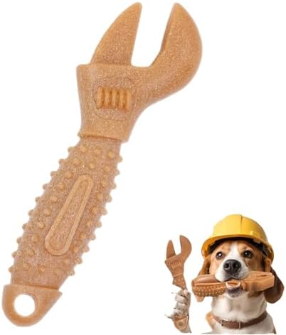 Wrench Dog Toys for Aggressive Chewers, Real Wood & Hard Nylon image 4