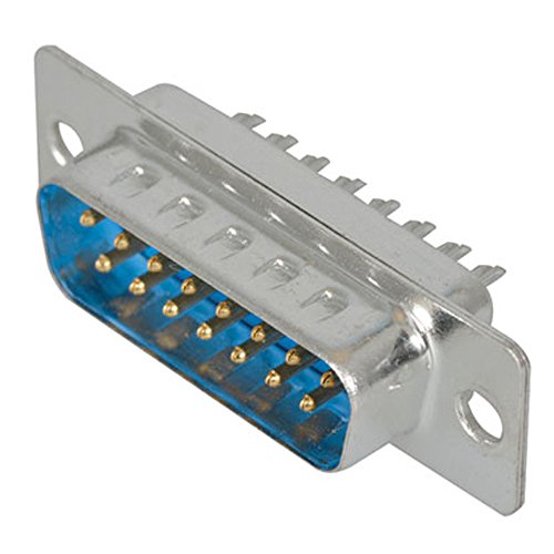 Connecteur D-Sub mâle 15 broches DB15 soudure pour câble informatique VGA et port série