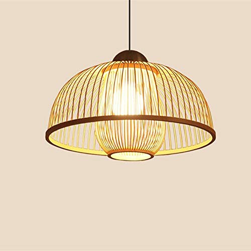 Lustre restaurant vintage cage d'oiseau luminaire suspendu 50cm style européen