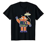 Robot con astronave Alieni Stelle Spazio