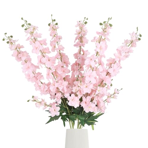 Rzoukler Pink Delphinium Long-Stem Flowers