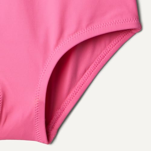 Image of Amazon Essentials Girls and Toddlers' Cross-Back One-Piece Swimsuit