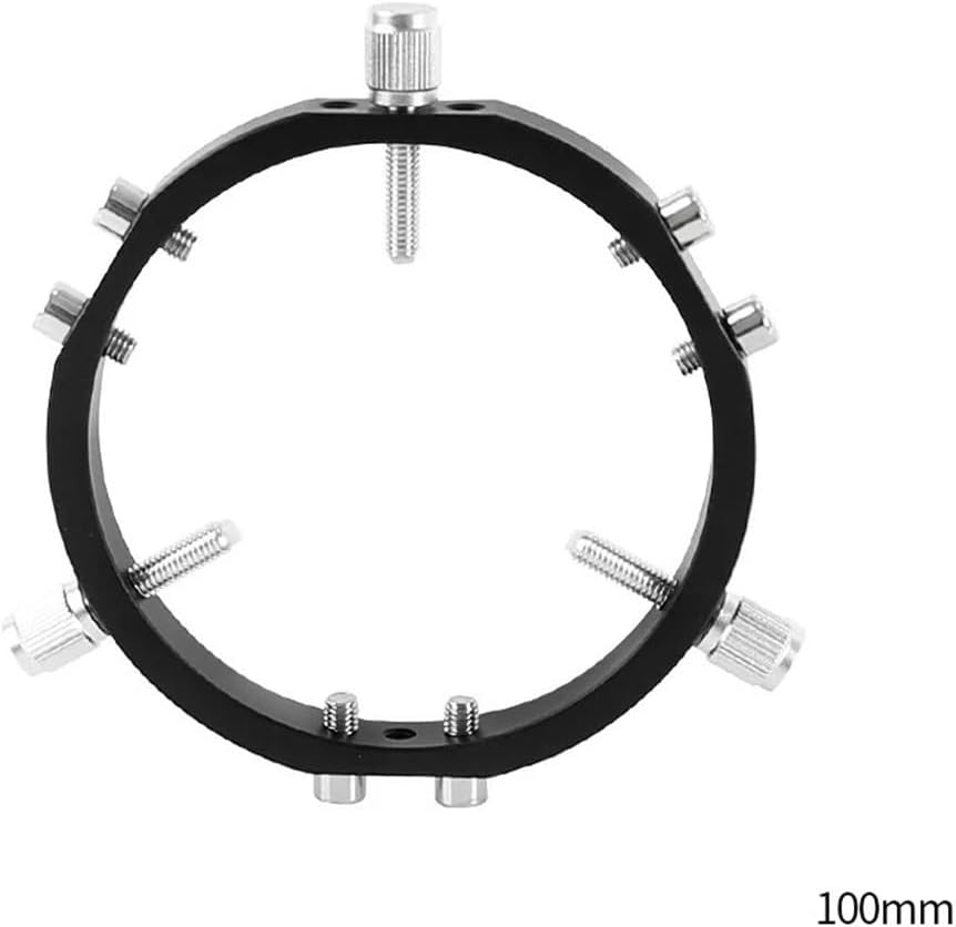 12mm緩衝材 家電＆カメラ 望遠鏡アクセサリー 90/100/110/120/130mm 3点固定 90/100/110/120/130mm 3点固定リング ブラック 天体望遠鏡アクセサリー(100mm)