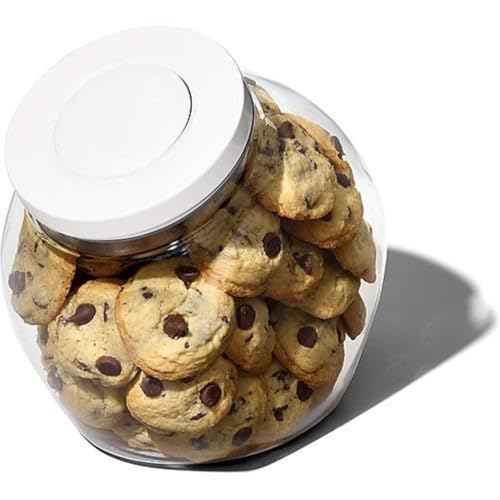 Image of OXO Good Grips 3.0 Qt POP Medium Cookie Jar - Airtight Food Storage - for Snacks and More, White and Clear