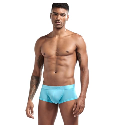 JOCKMAIL Mens Breathable Boxer Briefs Ice Silk Mens Underwear Comfort Boxer for Daily Wear, Gym, Lounge & Date Nights