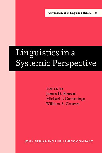 Linguistics in a Systemic Perspective (Current Issues in Linguistic Theory)