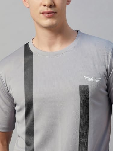 Image of Chrome & Coral MEN COLORBLOCK POLYESTER TRACKSUIT CH Set5060