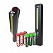 Nebo 6373 LiL Larry 250 lumen Flashlight COB LED Magnetic Worklight, Black with 3 X EdisonBright AAA Alkaline batteries bundle