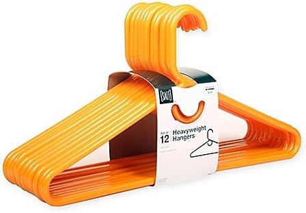 Extra Strong 12-Pack Heavyweight Hangers (ORANGE)