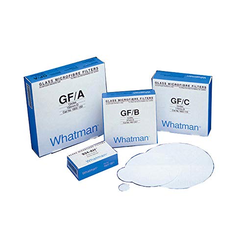 Whatman 1827-047 Glass Microfiber Binder Free Filter, 1.5 Micron, 3.7 s/100mL Flow Rate, Grade 934-AH, 47mm Diameter (Pack of 100) #1