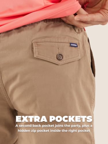 Image of Chubbies Chino Shorts Men 5.5 Inch - Mens Shorts Casual with Elastic Waistband, Side and Back Pockets, Stretch Cotton Blend