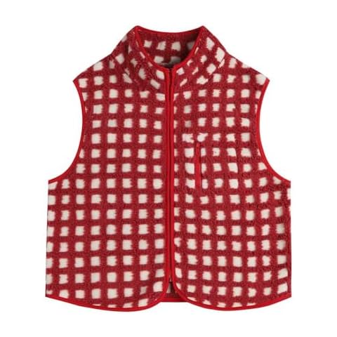 Cardigan sans manches en polaire Sherpa Cover