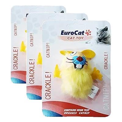 Fare Şekilli Kedi Oyuncağı, 7.5 Cm (3 paketi)