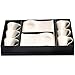 Red Vanilla Fare Set of 6 Espresso Cups and Saucers