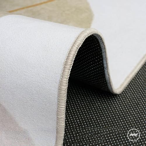 Tapis de salon doux non pelucheux pour une décoration saine et lavable