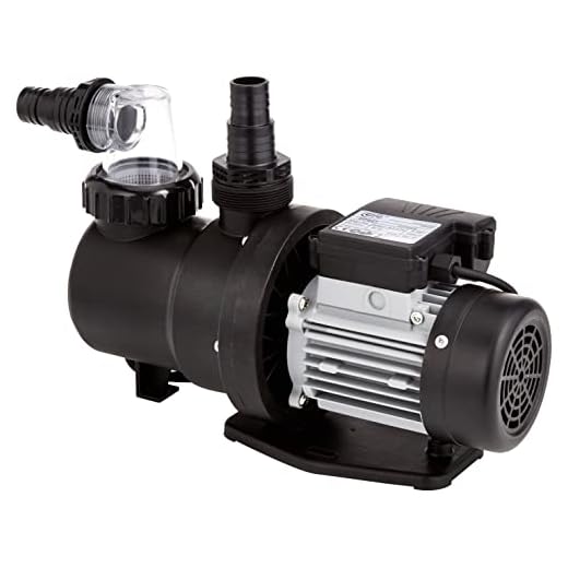 Gre Pp051 - Bomba De Filtración Para Piscina, 450 W, 8.5 M3/H, Negro, 46X21X24 Cm