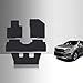 TOUGHPRO Floor Mat Accessories 1st + 2nd + 3rd Row Compatible with Kia Sorento - All Weather - Heavy Duty - (Made in USA) - Black Rubber - 2016, 2017, 2018, 2019, 2020