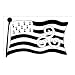 Bretagne Breizh triskele drapeau autocollant adhésif sticker logo 54 - Taille : 8 cm