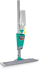 Noviça - Mop Spray com Cabo e Tecido de Microfibra para Limpeza Rápida, Cabo Articulado e Reservatório Plástico para Inserção do Produto de Limpeza, Bettanin