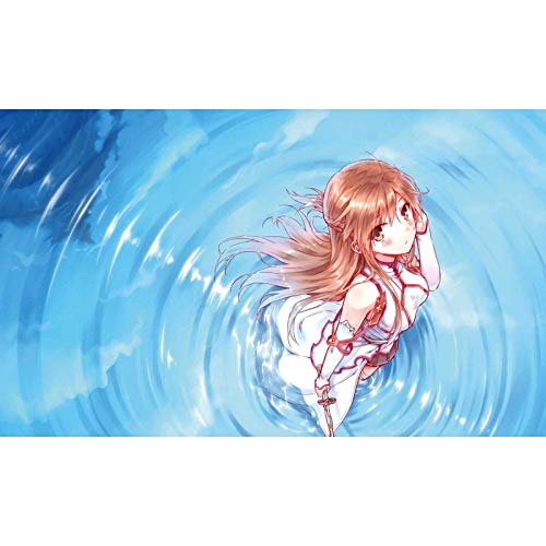 Stickers muraux Sword Art Online Autocollant Anime Poster Dortoir Surdimensionné Papier Peint Mural 60X90Cm Autocollant Étanche E Cover