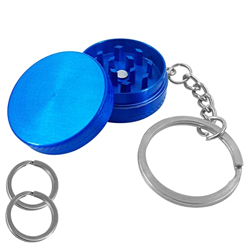 yacool Mini Metal Spice Grinder 1.18 inch Blue, with 25mm