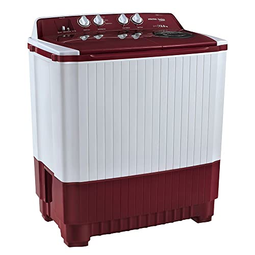 Voltas Beko 12 kg Semi-Auto Washing Machine Burgundy - Image 2
