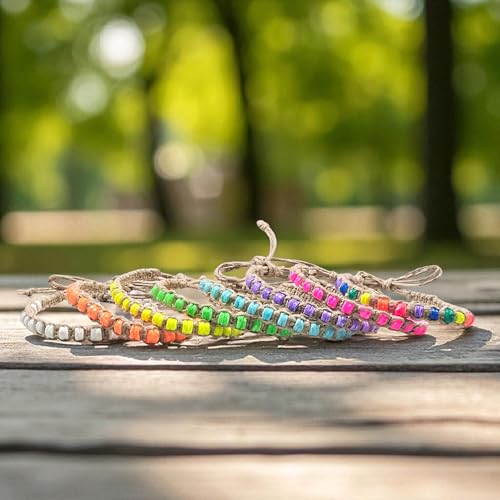 BlueRica Hemp Anklet with Puka Shell Beads4