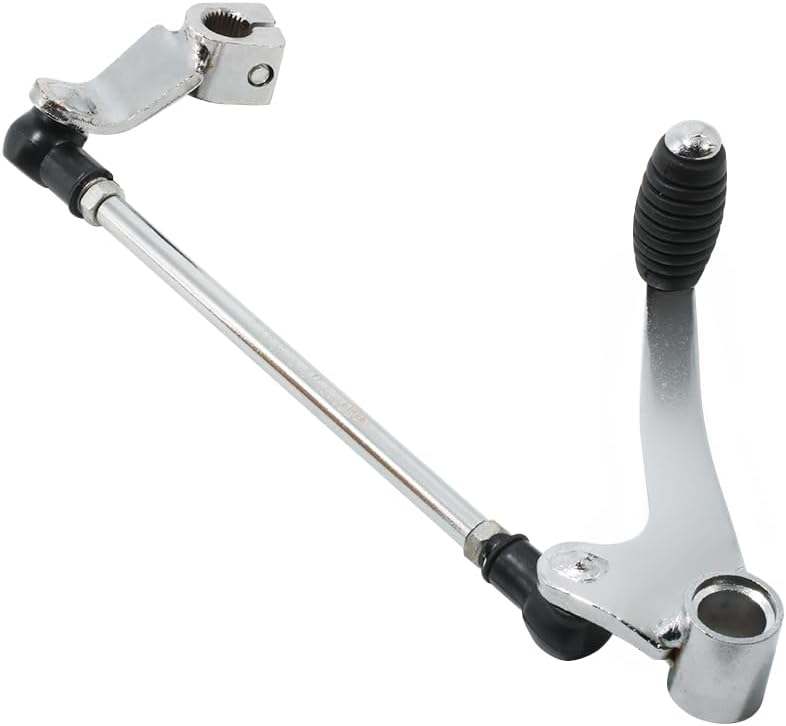 Motorcycle Gear Shift Lever for Honda CB400SF (1992-1998), CB400 VTEC (1999-2008), Silver, Steel, Modern, L-shaped, 4.72 inches (W) x 8.26 inches (L)