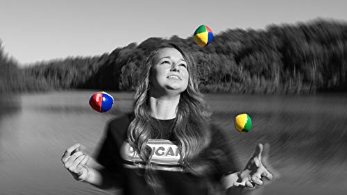 Duncan Juggling Balls - [Pack of 3] Multicolor, Vinyl Shells, Circus Balls with 4 Panel Design, Plastic Beans by Duncan - Image 4