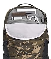 THE NORTH FACE Borealis Herren-Rucksack, Taupe-Grün, Schneekappe, Berge, TNF-Schwarz, 28 l, Schneekappe, Taupe/Grün, Motiv: Berge/TNF-Schwarz, Einheitsgröße – Ansicht 4