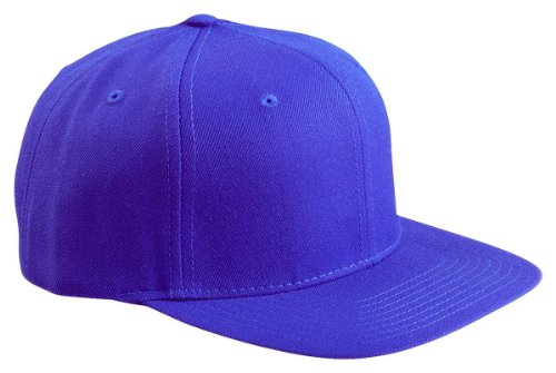 Yupoong 6-Panel Structured Flat Visor Classic Snapback (6089) Royal Blue, OS