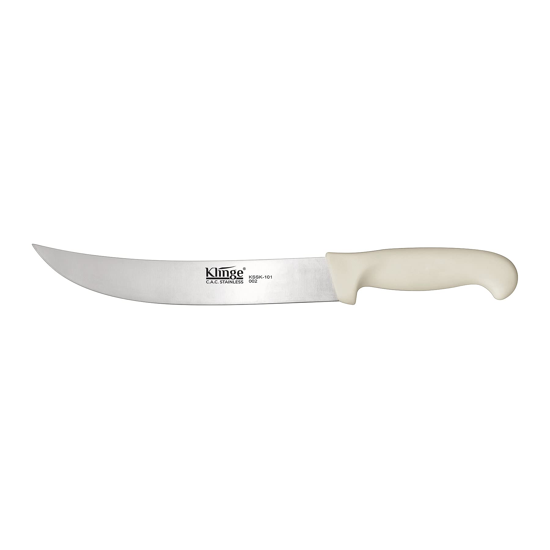 CAC Stainless Klinge KSSK-101 German High-Carbon Steel Stamped Cimeter Steak Knife Blade 10