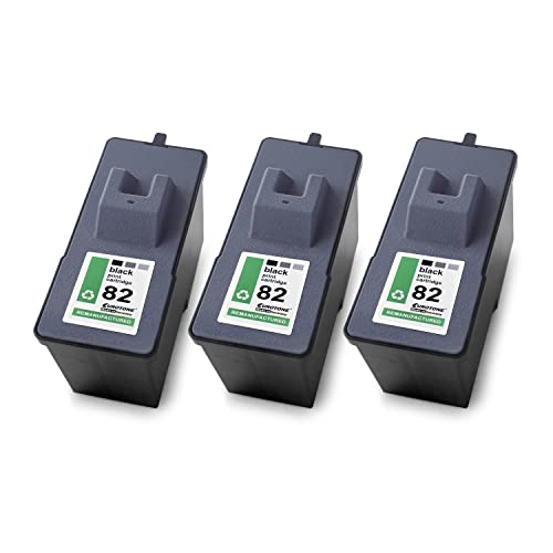 Cartouches Lexmark 82XL 18L0032E compatibles Eurotone noir pour imprimante jet d'encre Z55 Z65