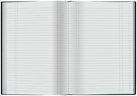Collins Ideal A4 Single Cash Manuscript Book - 192 Pages, Black