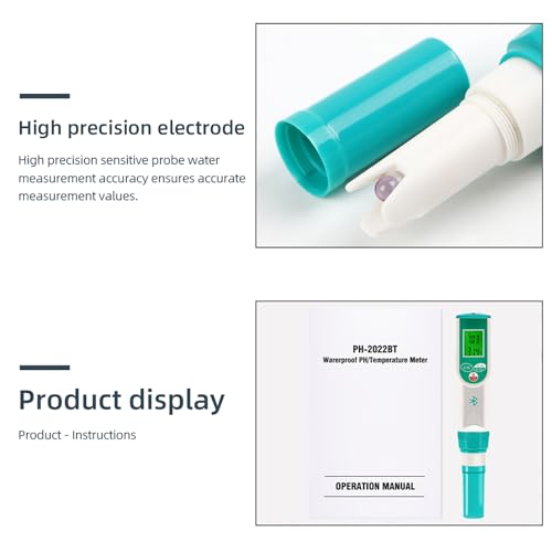 Testeur de pH numérique portable de 0 à 14 pour mesure rapide - 4