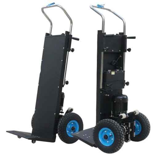 GJBMXSM Electric Stair Climbing Trolley,1200w Powered Hand Truck Stair Climber- Stairs up and Down,Labor-Saving Stair Climbing Cart,400kg Load,48v/36ah Lithium Battery,Carrying Heavy-Duty Cargo